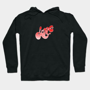 Love text art Hoodie